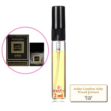 Mostra fiola din Parfumul Anfar London Ashy Wood Extract, decant sticla cu pulverizator - Img 2