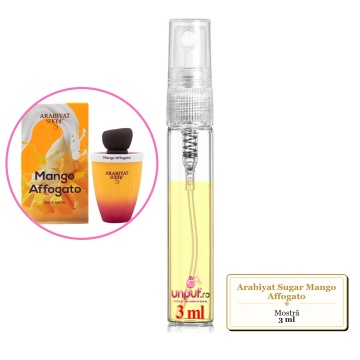 Mostra fiola din Parfumul Arabiyat Sugar Mango Affogato, decant sticla cu pulverizator - Img 3