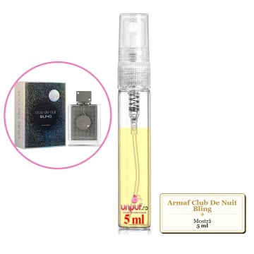 Mostra fiola din Parfumul Armaf Club De Nuit Bling, decant sticla cu pulverizator - Img 4