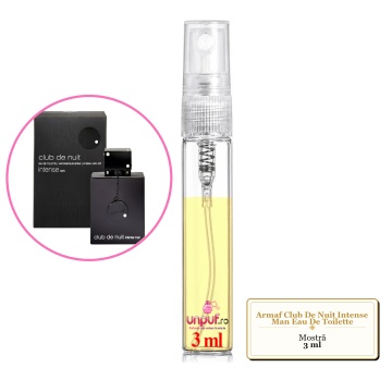 Mostra fiola din Parfumul Armaf Club De Nuit Intense Man Eau De Toilette, decant sticla cu pulverizator - Img 3