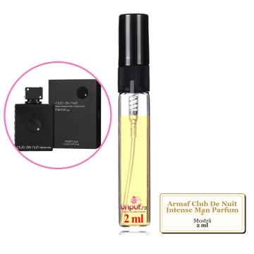 Mostra fiola din Parfumul Armaf Club De Nuit Intense Man Parfum, decant sticla cu pulverizator