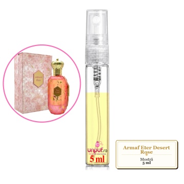 Mostra fiola din Parfumul Armaf Eter Desert Rose, decant sticla cu pulverizator - Img 4