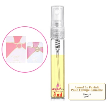 Mostra fiola din Parfumul Armaf Le Parfait Pour Femme Panache, decant sticla cu pulverizator - Img 3
