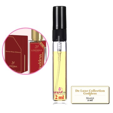 Mostra fiola din Parfumul De Luxe Collection Goddess, decant sticla cu pulverizator