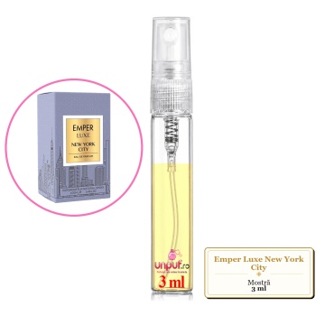 Mostra fiola din Parfumul Emper Luxe New York City, decant sticla cu pulverizator - Img 3