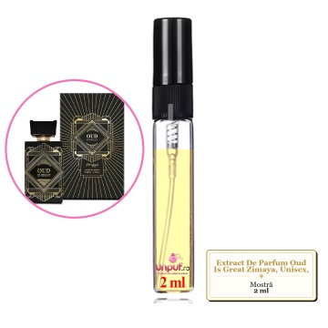 Mostra fiola din Parfumul Extract De Parfum Oud Is Great Zimaya, Unisex,, decant sticla cu pulverizator - Img 2