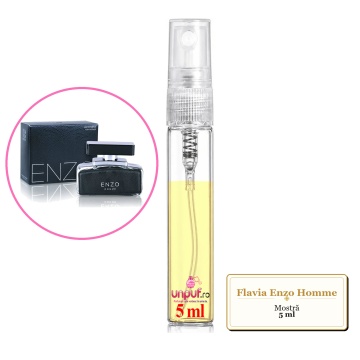 Mostra fiola din Parfumul Flavia Enzo Homme, decant sticla cu pulverizator - Img 4