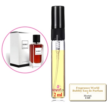Mostra fiola din Parfumul Fragrance World Bubbly Eau de Parfum, decant sticla cu pulverizator - Img 2