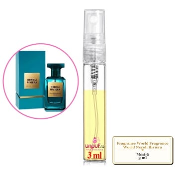 Mostra fiola din Parfumul Fragrance World Fragrance World Neroli Riviera, decant sticla cu pulverizator - Img 3