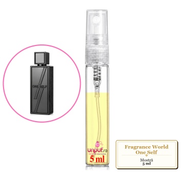 Mostra fiola din Parfumul Fragrance World One Self, decant sticla cu pulverizator - Img 4
