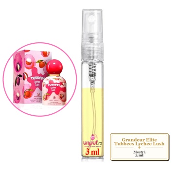 Mostra fiola din Parfumul Grandeur Elite Tubbees Lychee Lush, decant sticla cu pulverizator - Img 3