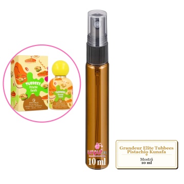 Mostra fiola din Parfumul Grandeur Elite Tubbees Pistachio Kunafa, decant sticla cu pulverizator