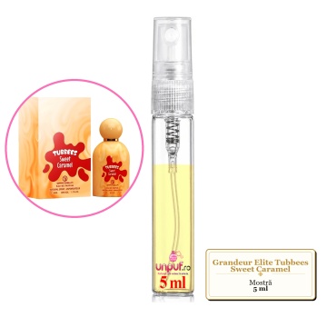 Mostra fiola din Parfumul Grandeur Elite Tubbees Sweet Caramel, decant sticla cu pulverizator - Img 4