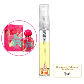 Mostra fiola din Parfumul Grandeur Tubbees Pink Sugar, decant sticla cu pulverizator - Img 4