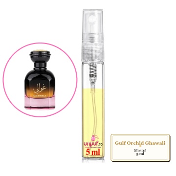 Mostra fiola din Parfumul Gulf Orchid Ghawali, decant sticla cu pulverizator - Img 4