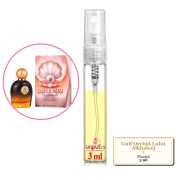 Mostra fiola din Parfumul Gulf Orchid Lulut Alkhaleej, decant sticla cu pulverizator - Img 3