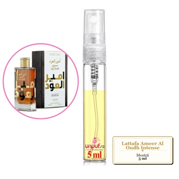 Mostra fiola din Parfumul Lattafa Ameer Al Oudh Intense, decant sticla cu pulverizator - Img 4