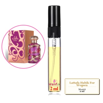 Mostra fiola din Parfumul Lattafa Habik For Women, decant sticla cu pulverizator - Img 2
