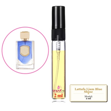 Mostra fiola din Parfumul Lattafa Liam Blue Shine, decant sticla cu pulverizator - Img 2