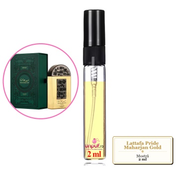 Mostra fiola din Parfumul Lattafa Pride Maharjan Gold, decant sticla cu pulverizator - Img 2