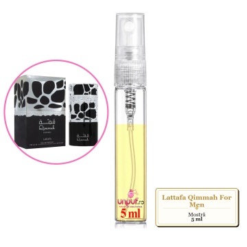 Mostra fiola din Parfumul Lattafa Qimmah For Men, decant sticla cu pulverizator - Img 4