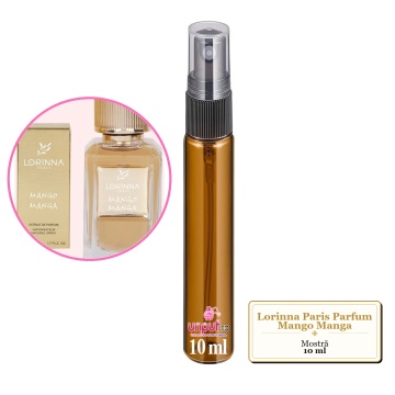 Mostra fiola din Parfumul Lorinna Paris Mango Manga, decant sticla cu pulverizator - Img 4