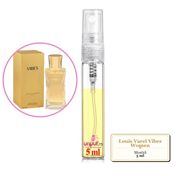 Mostra fiola din Parfumul Louis Varel Vibes Women, decant sticla cu pulverizator - Img 4