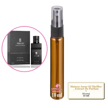 Mostra fiola din Parfumul Maison Asrar Iii Thriller, Extract De Parfum, decant sticla cu pulverizator