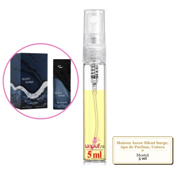 Mostra fiola din Parfumul Maison Asrar Silent Surge, Apa de Parfum, Unisex, decant sticla cu pulverizator - Img 2