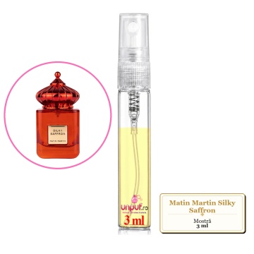 Mostra fiola din Parfumul Matin Martin Silky Saffron, decant sticla cu pulverizator - Img 3