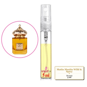 Mostra fiola din Parfumul Matin Martin Wild & Spicy, decant sticla cu pulverizator - Img 4