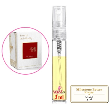 Mostra fiola din Parfumul Milestone Better Rouge, decant sticla cu pulverizator - Img 2