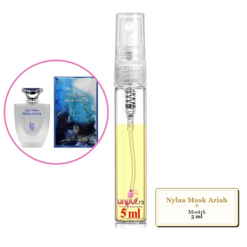 Mostra fiola din Parfumul Nylaa Musk Aziah, decant sticla cu pulverizator - Img 4