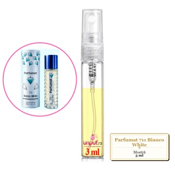 Mostra fiola din Parfumul Parfumat 711 Bianco White, decant sticla cu pulverizator - Img 2