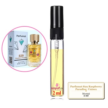 Mostra fiola din Parfumul Parfumat 829 Raspberry Paradise. Unisex, decant sticla cu pulverizator