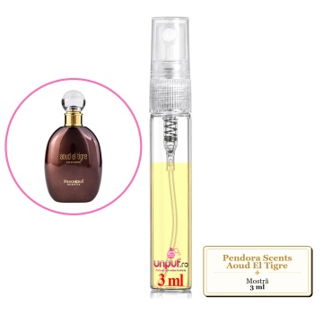Mostra fiola din Parfumul Pendora Scents Aoud El Tigre, decant sticla cu pulverizator - Img 2