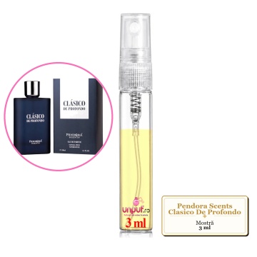 Mostra fiola din Parfumul Pendora Scents Clasico De Profondo, decant sticla cu pulverizator - Img 3