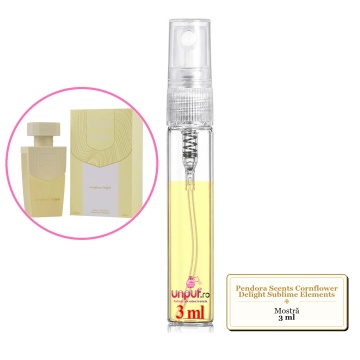 Mostra fiola din Parfumul Pendora Scents Cornflower Delight Sublime Elements, decant sticla cu pulverizator - Img 2