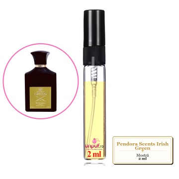 Mostra fiola din Parfumul Pendora Scents Irish Green, decant sticla cu pulverizator - Img 2