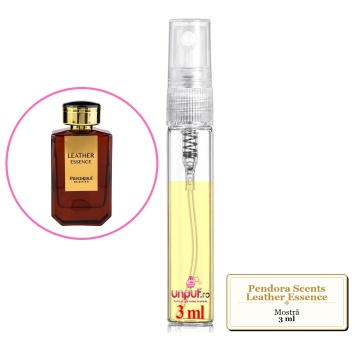 Mostra fiola din Parfumul Pendora Scents Leather Essence, decant sticla cu pulverizator - Img 3