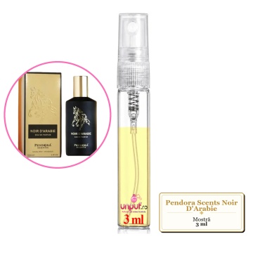 Mostra fiola din Parfumul Pendora Scents Noir D'Arabie, decant sticla cu pulverizator - Img 3