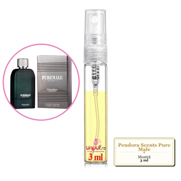 Mostra fiola din Parfumul Pendora Scents Pure Male, decant sticla cu pulverizator - Img 3