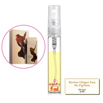 Mostra fiola din Parfumul Ravine Ginger Eau De Parfum, decant sticla cu pulverizator - Img 4