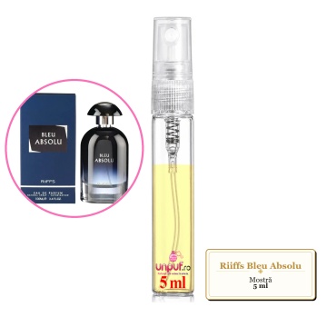 Mostra fiola din Parfumul Riiffs Bleu Absolu, decant sticla cu pulverizator - Img 4