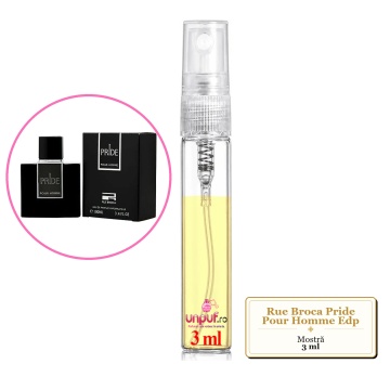 Mostra fiola din Parfumul Rue Broca Pride Pour Homme Edp, decant sticla cu pulverizator - Img 3