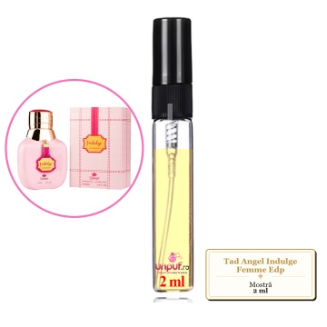 Mostra fiola din Parfumul Tad Angel Indulge Femme Edp, decant sticla cu pulverizator - Img 2