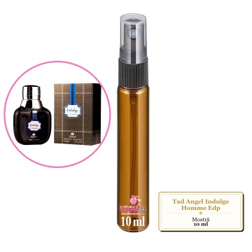 Mostra fiola din Parfumul Tad Angel Indulge Homme Edp, decant sticla cu pulverizator