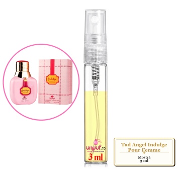 Mostra fiola din Parfumul Tad Angel Indulge Pour Femme, decant sticla cu pulverizator - Img 2