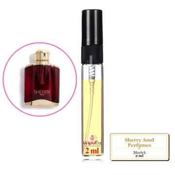 Mostra fiola din Sherry Amd Perfumes, decant sticla cu pulverizator