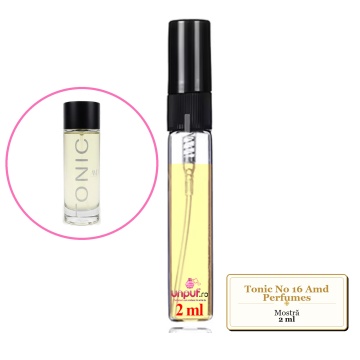 Mostra fiola din Tonic No 16 Amd Perfumes, decant sticla cu pulverizator